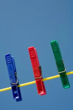 Clothespins Stock Photos