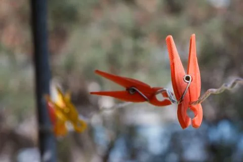 Clothespins Stock Photos