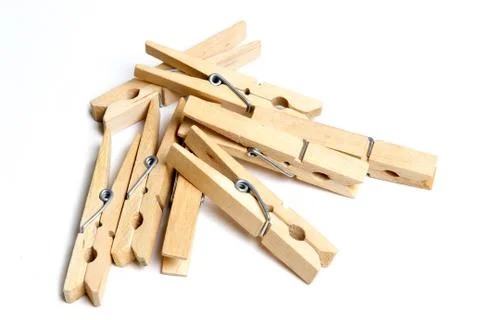 Clothespins 스톡 사진
