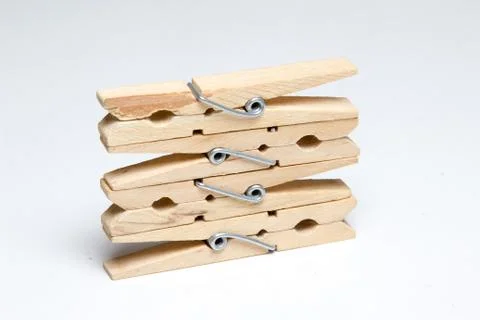 Clothespins Stock Photos