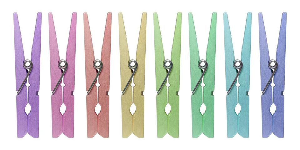 Clothespins Stock Photos