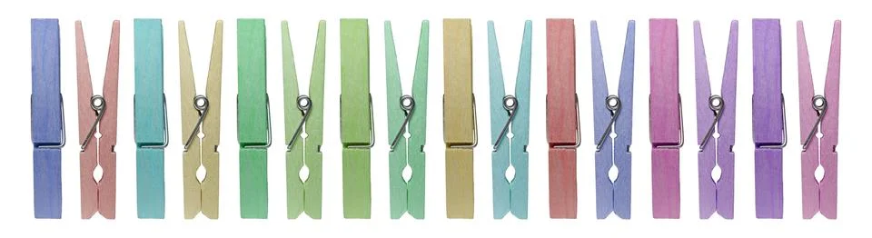 Clothespins Stock Photos