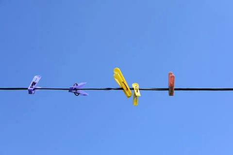 Clothespins Stock Photos
