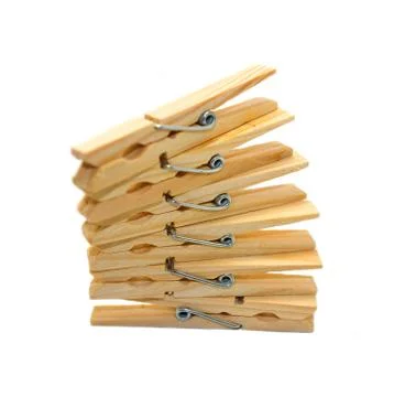 Clothespins Stock Photos