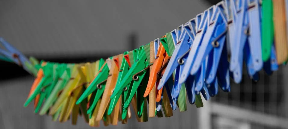 Clothespins Stock Photos