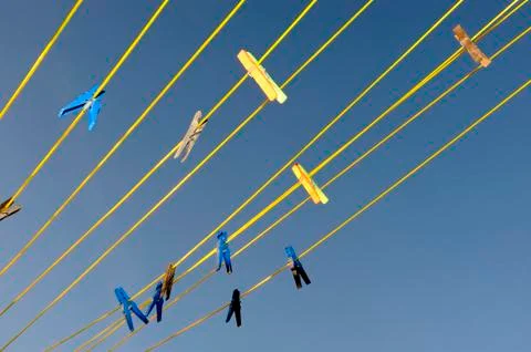 Clothespins Stock Photos