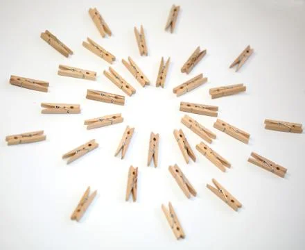 Clothespins Stock Photos