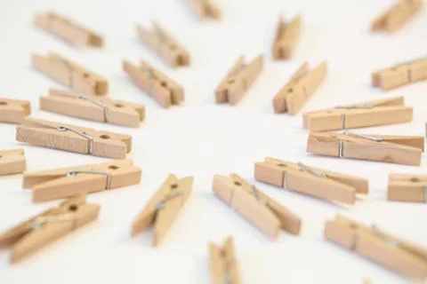 Clothespins Stock Photos