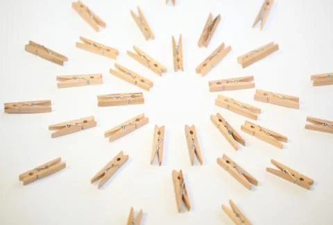 Clothespins Stock Photos