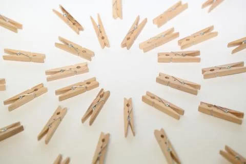 Clothespins Stock Photos