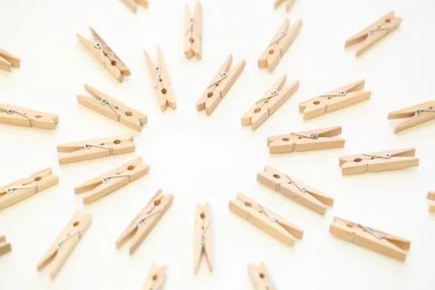 Clothespins Stock Photos