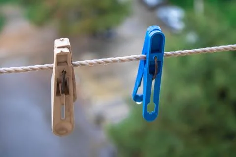 Clothespins Stock Photos