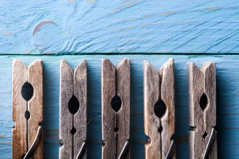 Clothespins Stock Photos