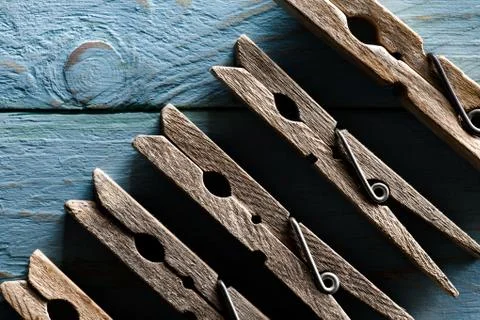 Clothespins Stock Photos