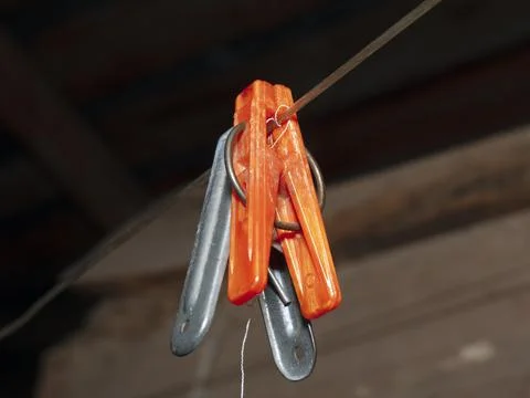 Clothespins Stock Photos