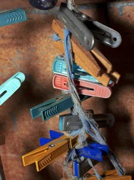 Clothespins Stock Photos
