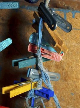 Clothespins Stock Photos