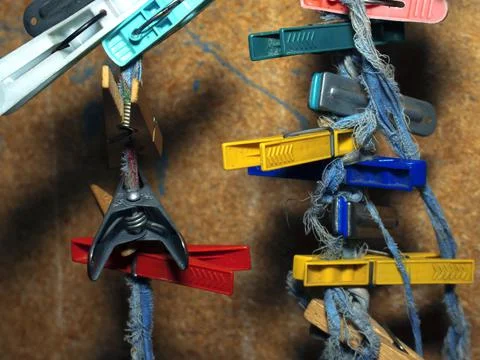 Clothespins Stock Photos