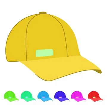 Clothing baseball cap vector cartoon graphic Stock Illustration