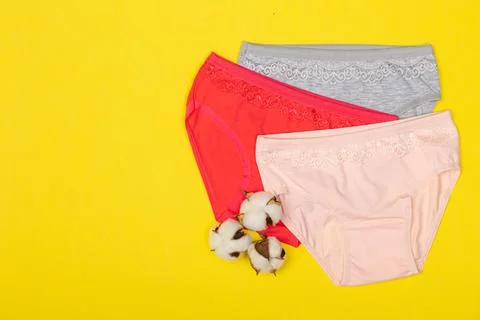 Clothing for children in the form of panties. Clothes for children from sof.. Stock Photos