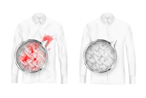 Clothing fabrics deep cleaning vector concept Stock-Illustration