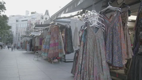 Clothing Fair Stock Footage 245236942