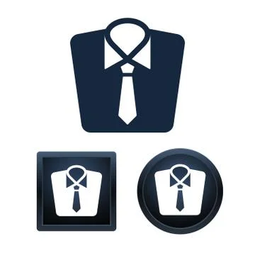 Clothing icon set, isolated vector illustrations Stock Illustration