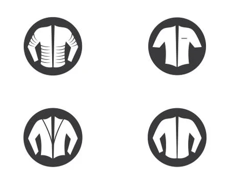 Clothing logo template vector icon illustration Stock Illustration