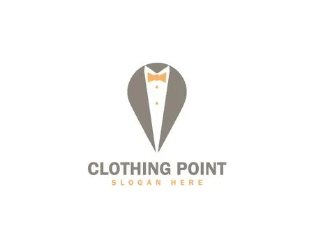 Clothing Point Creative Logo Icon	 Stock Illustration