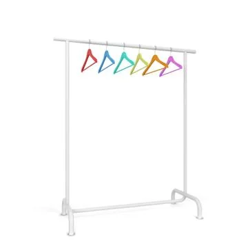 Clothing rack Stock Illustration