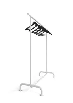 Clothing rack Stock Illustration