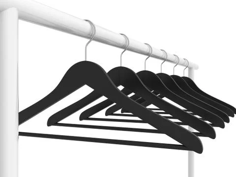 Clothing rack Stock Illustration