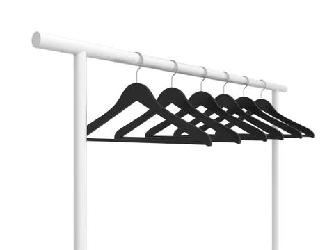 Clothing rack Stock Illustration