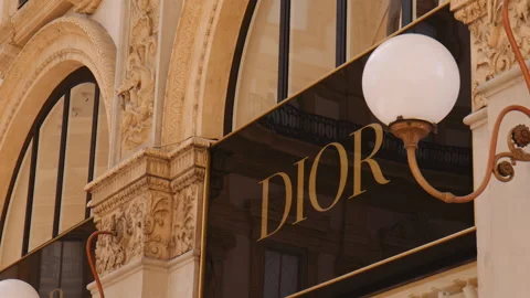 Fendi and Dior - Exclusive shops at Rode, Stock Video