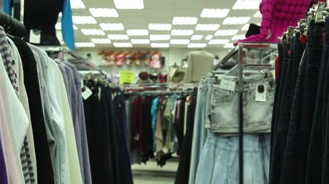 Clothing Store Stock Footage 53024553