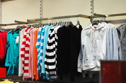 Clothing store Stock Photos