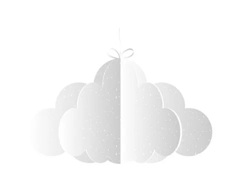 Cloud 3d shape isolated vector design 스톡 일러스트