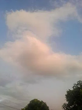 A cloud at afternoon Stock Photos