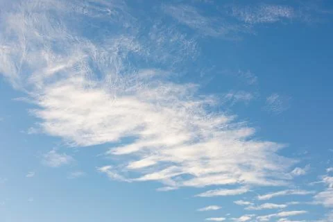 Cloud against blue sky cloudscape background pattern Stock Photos