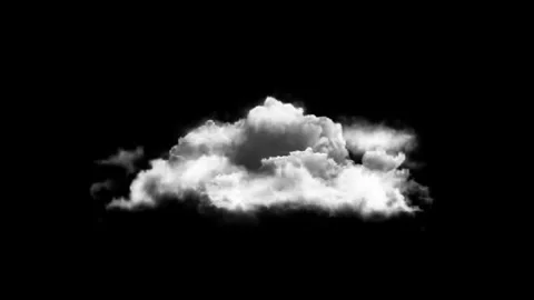 Cloud alpha cloud green Screen time laps... | Stock Video | Pond5