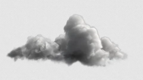 A cloud with Alpha 動画素材 158869787