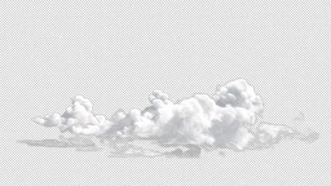 Cloud with Alpha 動画素材 205168956