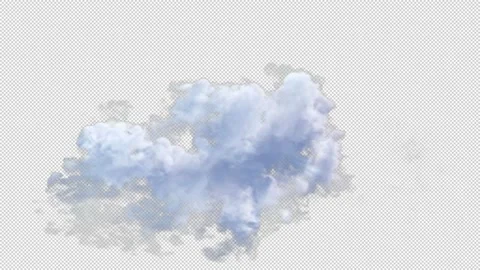 A cloud with Alpha Vídeo Stock 205538541