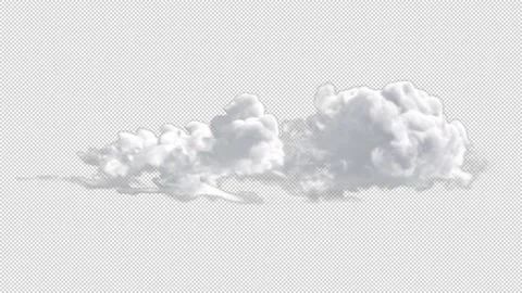 A cloud with Alpha Vídeo Stock 233053736