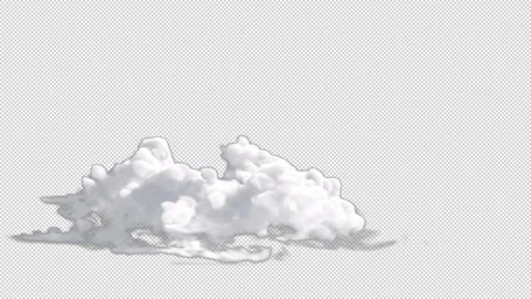 A cloud with Alpha 動画素材 233054546