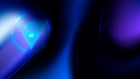 Cloud and AI Technology vector illustration イラスト素材