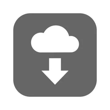 Cloud and arrow vector icon vector best flat icon EPS Illustrazione stock