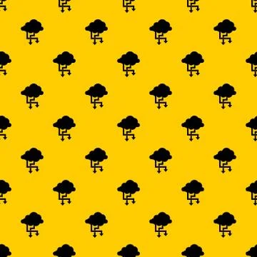 Cloud and arrows pattern vector 스톡 일러스트