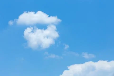 Cloud and blue sky background Stock-Fotos