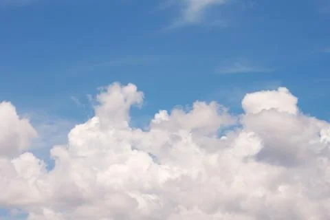 Cloud and blue sky background Stock Photos